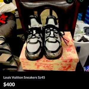 Louis Vuitton sneakers sz 45